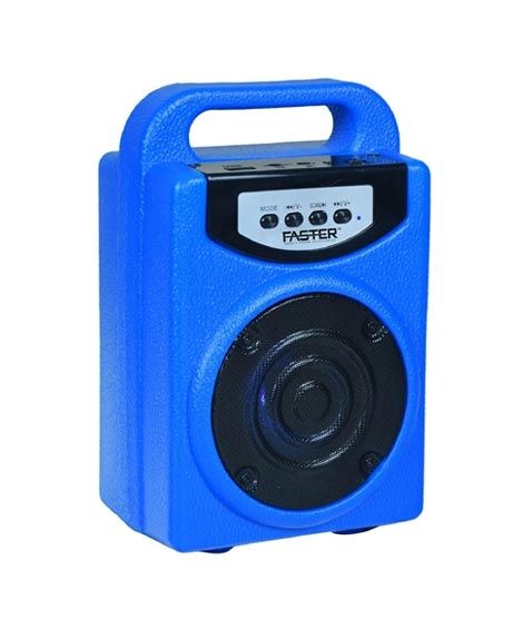Faster Fiber Unbreakable Portable Wireless Speaker Blue (FS-280)