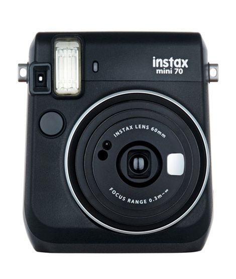 Fujifilm Instax Mini 70 Instant Camera Midnight Black
