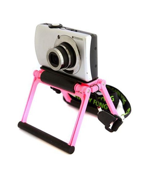Gary Fong Flip Cage Tabletop Stand For Compact Cameras Pink