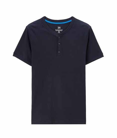 Giordano Men's Modern Henley T-Shirt (0102720266)