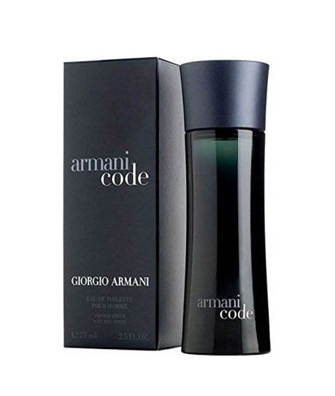 Giorgio Armani Code Eau De Toilette For Men 75ml