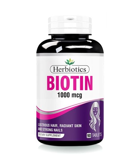 Herbiotics Biotin 1000mcg - 90 Tablets