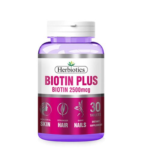 Herbiotics Biotin Plus 2500mcg - 30 Tablets