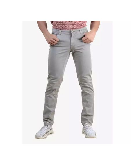 IGNITE Basic Stretch Pants Slim Fit For Men Light Grey