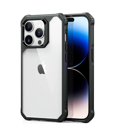 ESR Air Armor Rugged Case For iPhone 14 Pro Clear Black (AMT-9500)