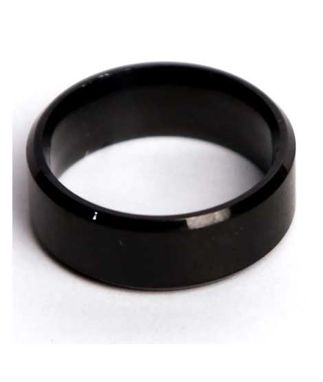 KhawajasKreation Tungsten Ring For Men Black