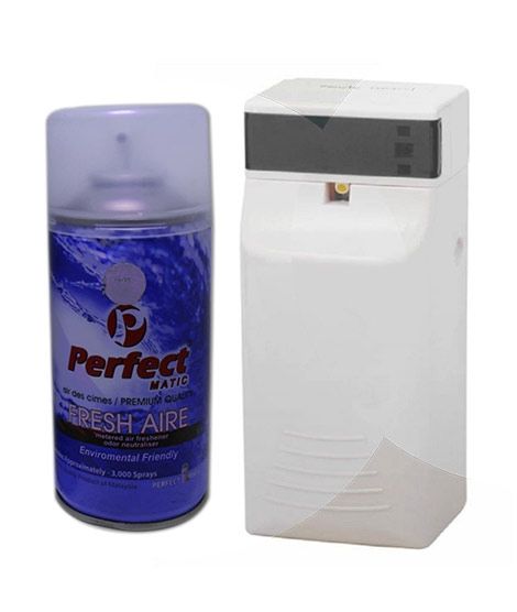 Kureshi Collections Automatic Air Freshener & Air Freshener 300ml Bottle White