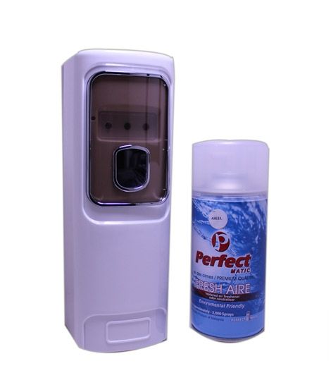 Kureshi Collections Automatic LED Sensor Air Freshener & Air Freshener 300ml Bottle Purple (0428)