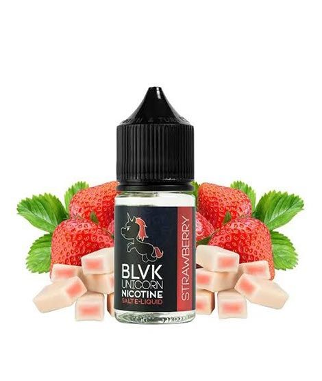 Blvk Unicorn Salt Strawberry 35mg Nicotine Vape Flavor 30ml