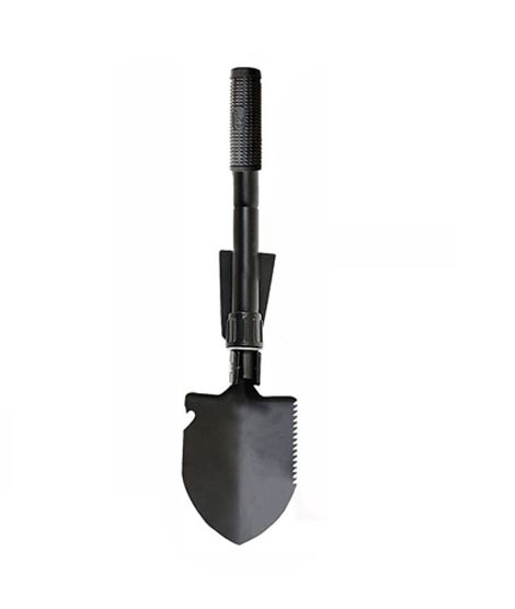 M.Mart Multi-Function Folding Shovel Black
