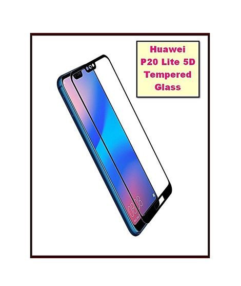 MISC 5D Tempered Glass Screen Protector For Huawei P20 Lite - Black