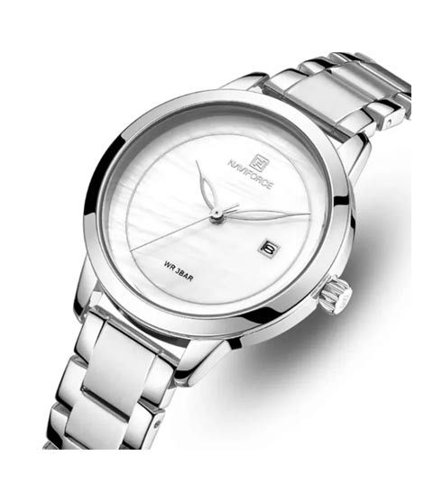 Naviforce Elegant Edition Ladies Watch Silver (NF-5008-3)