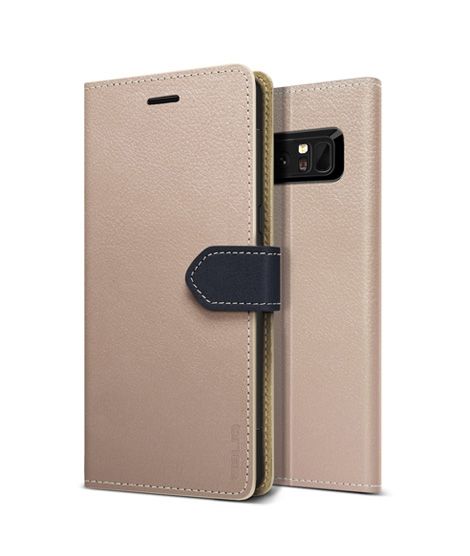 Obliq K1 Wallet Mud Gray Case For Galaxy Note 8