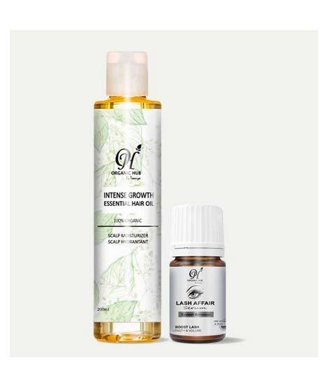 Organic Intense Growth Hair Oil & Lash Serum