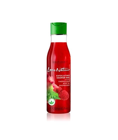 Oriflame Love Nature Shower Gel Energizing Mint & Raspberry 250ml