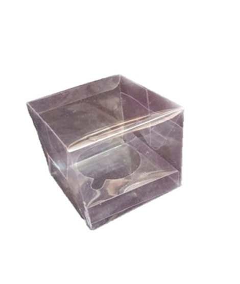 Packzypk Transparent Cupcake Box 3.5x3.5x2.5 (Pack Of 20)