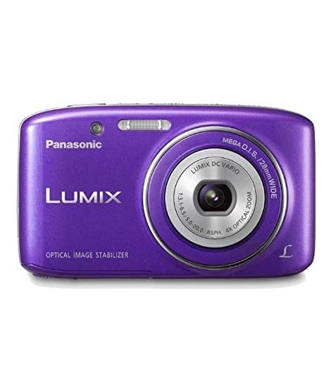 Panasonic Lumix 4x Optical Zoom Digital Camera 14.1 MP Violet (DMC-S2V)