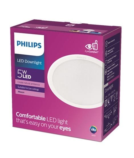 Philips Meson 080 5W 40K Recessed Led White (59442)