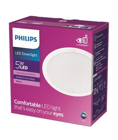 Philips Meson 080 5W 65K Recessed Led White (59442)