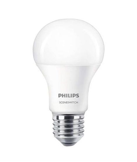 Philips Scene Switch A60 3S E27 Led Light Bulb 3000K