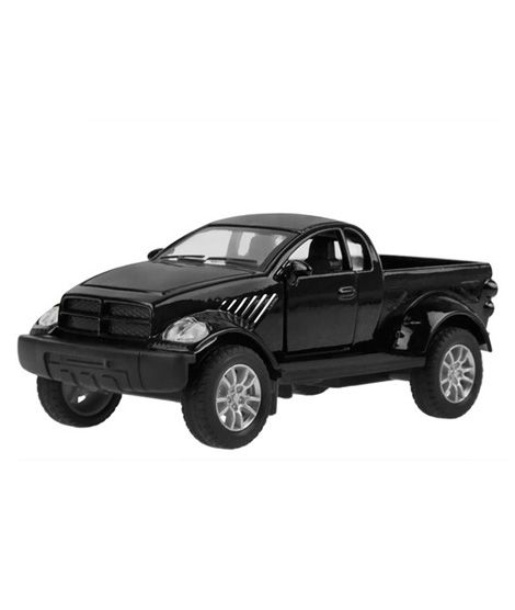Planet X Metal Pickup Truck Model Black (PX-10207)