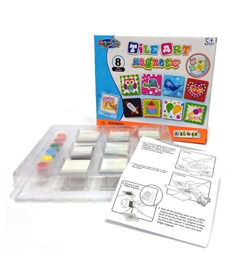 Quickshopping Magnetic Tile Art Toy For Kids (8104)