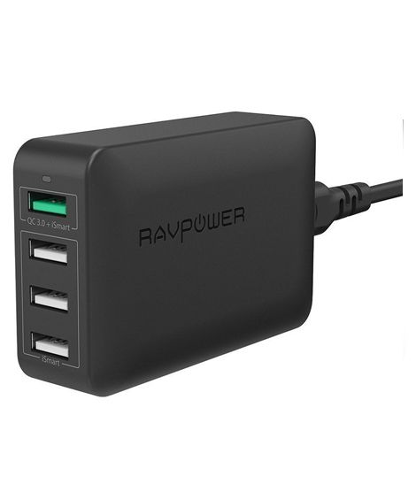 RAVPower 40W 4-Port Charging Station with Quick Charge 3.0 (RP-PC024)