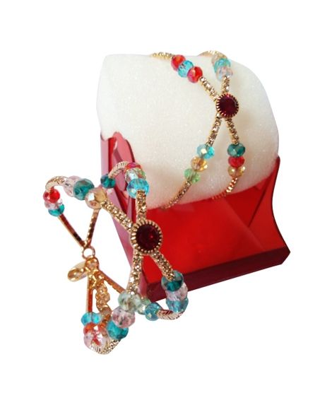 Sadia's Collection Zircon Bracelet For Women Multi-Color