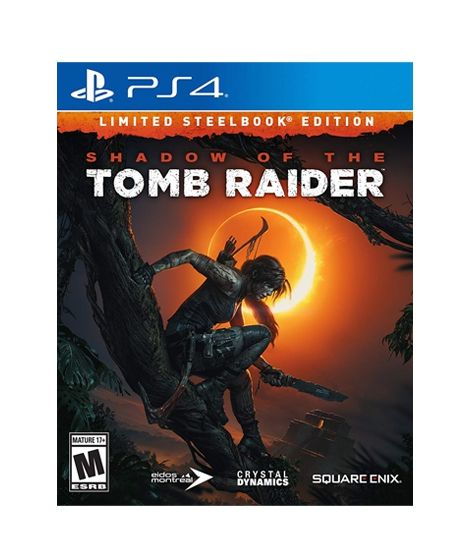 Shadow Of The Tomb Raider Limited Steelbook Edition Game For PS4