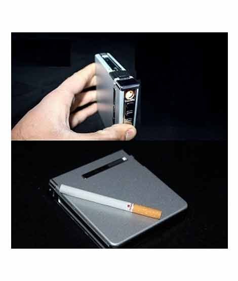 Shop Zone Electronic USB Cigarette Case With Lighters