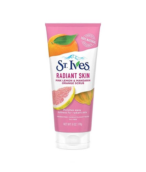 St. Ives Radiant Skin Pink Lemon & Mandarin Orange Face Scrub 170g