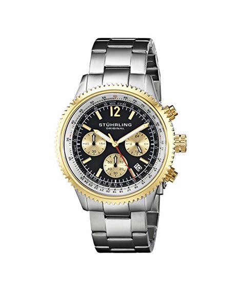 Stuhrling Original Monaco 669B Men's Watch Silver (669B.04)