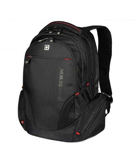 Suissewin 15.6" Laptop Backpack Black (SN8118)