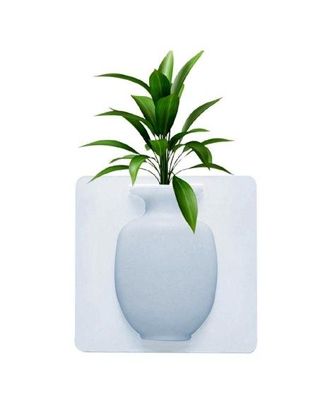 The Emart Sticky Wall Vase Flower Pot
