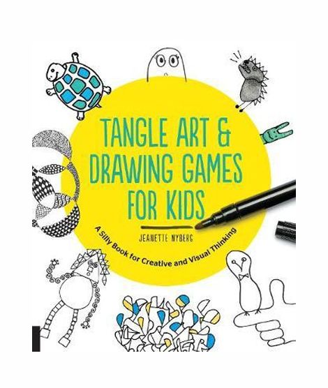 Tangle Art And Drawing Games For Kids Book
