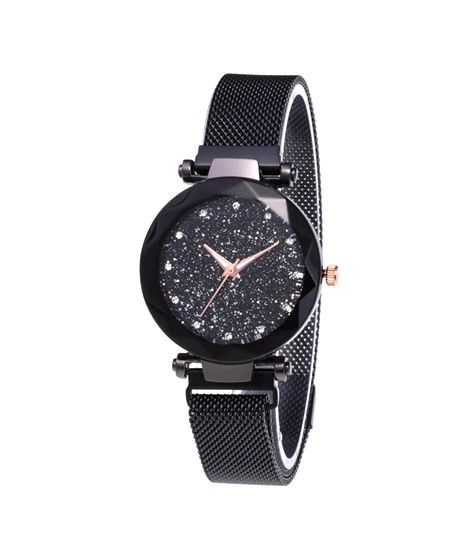 The Rubian Store Ladies Magnetic Watch Black
