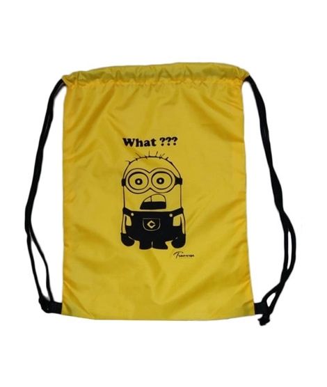 Traverse Minion Drawstring Bag Yellow (0220)