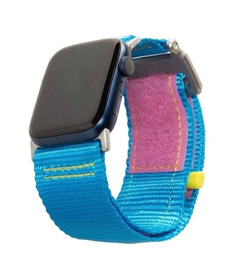 UAG Active Strap 80s For Apple Watch 44/42 Blue/Pink