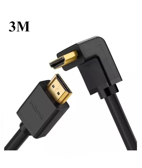 Ugreen 90-Degree 4K HDMI Cable Black - 3m (10174)