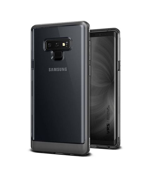 VRS Design Crystal Bumper Steel Silver Case For Galaxy Note 9