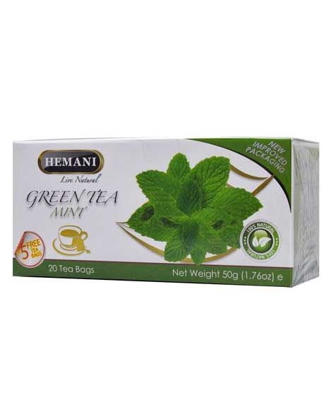 WB By Hemani Mint Green Tea 20 Tea Bags