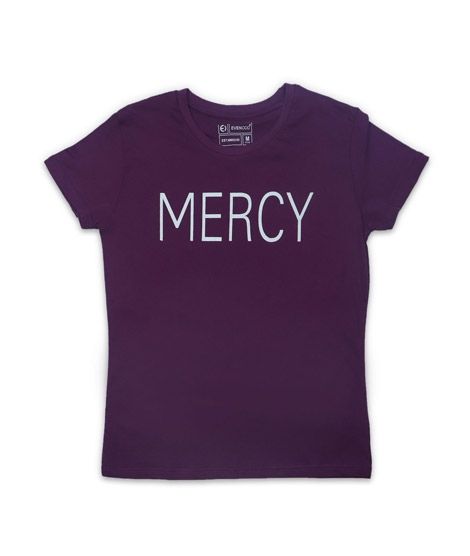 Evenodd Mercy T-Shirt For Women Purple (WWHT2017)