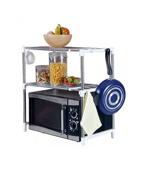 Zapplepk Adjustable Microwave Oven Stand