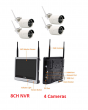 Hamza Traders Cloud 4CH Wifi IP Camera System With NVR Kit