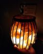 Mi Mart Himalayan Natural Salt Iron Basket Lamp (0021)