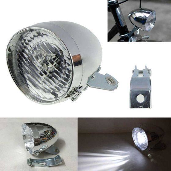 Ferozi Traders 3 LED Waterproof Bicycle Head Light Silver