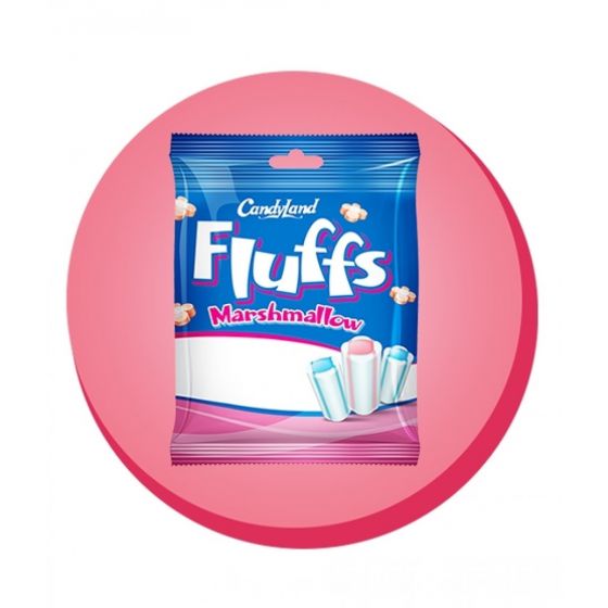 CandyLand Fluffs Marshmallow Pack Of 24pcs (Rs 5/- Per Piece)