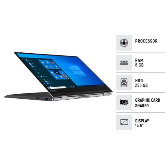 i-Life ZedNote CX3 13.3" Intel Core i3 8GB 256GB Laptop Silver - Official Warranty