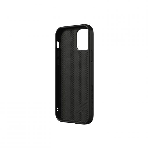 Rhinoshield SolidSuit Brushed Steel Black Case For iPhone 12/12 Pro