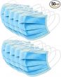 Hamayun Goods 3 Ply Disposable Surgical Face Mask Blue (Pack Of 50)